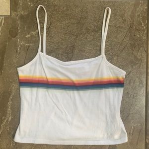 Rainbow Stripe Brandy Melville Tank top